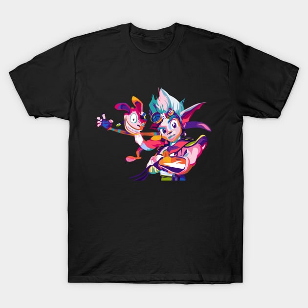 Jak and Daxter pop T-Shirt by sullyink